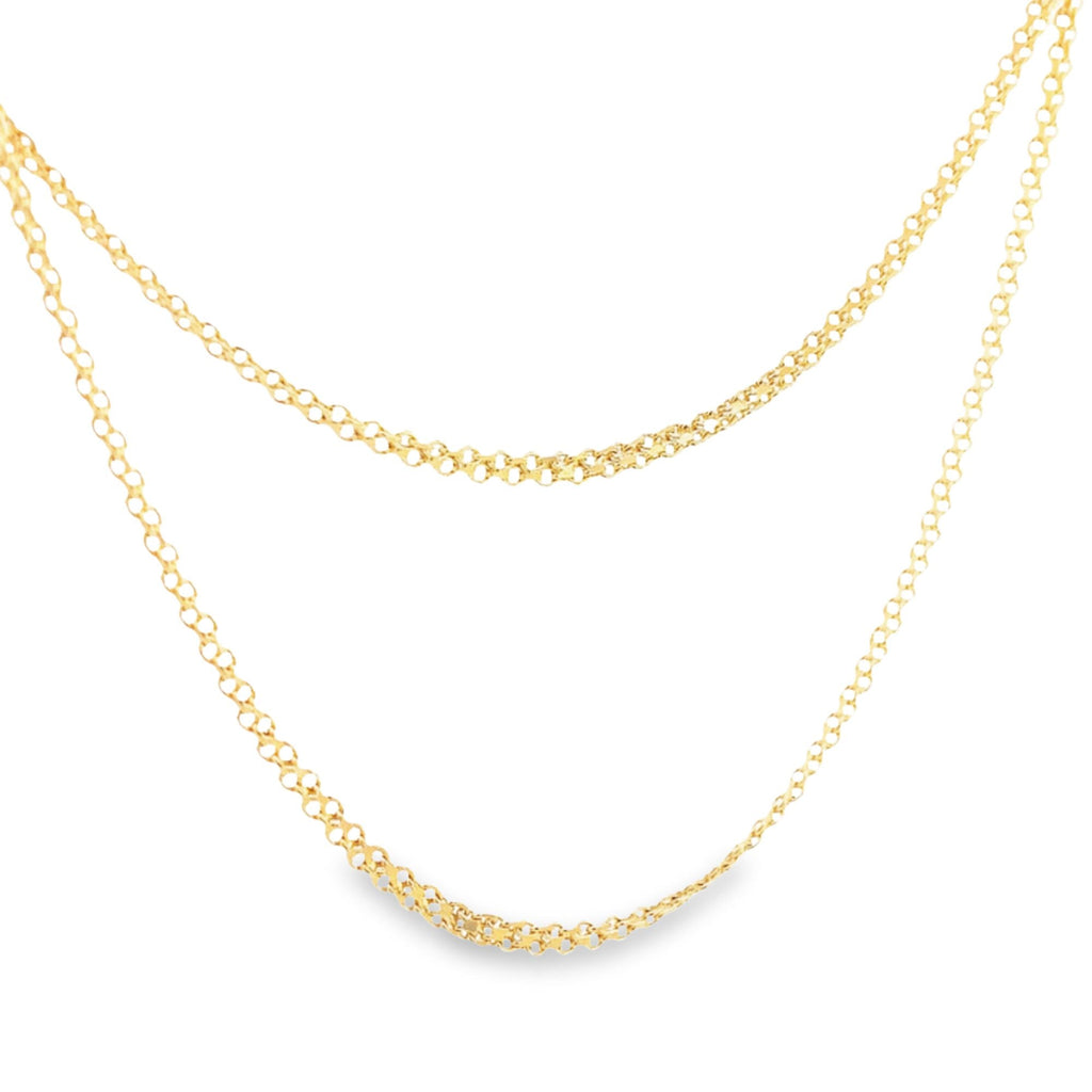 Gold Filled Rolo Belly Chain