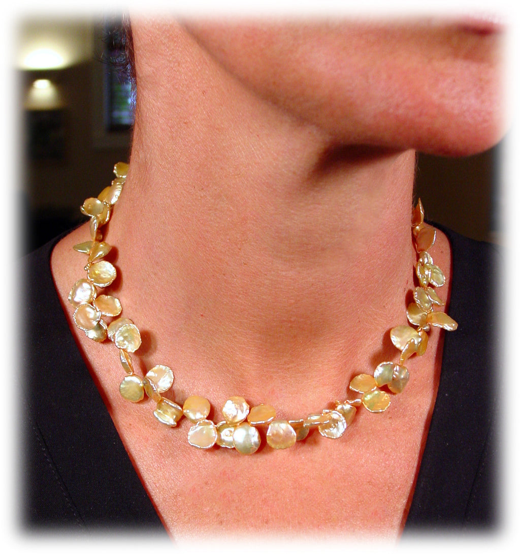 Petal Pearl Necklace.