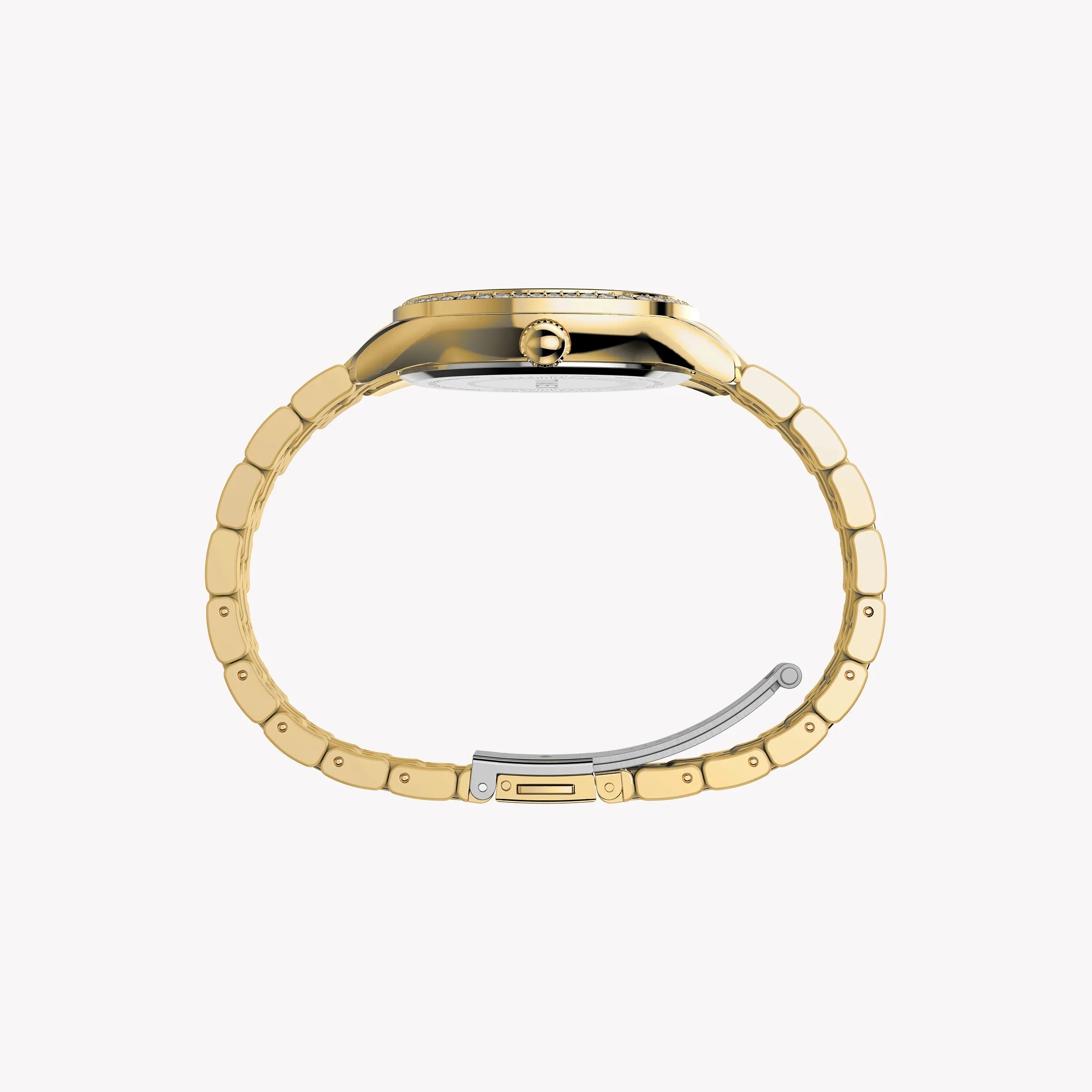 Timex Women's Gold-Tone Watch, Gold Dial | Tw2w17600