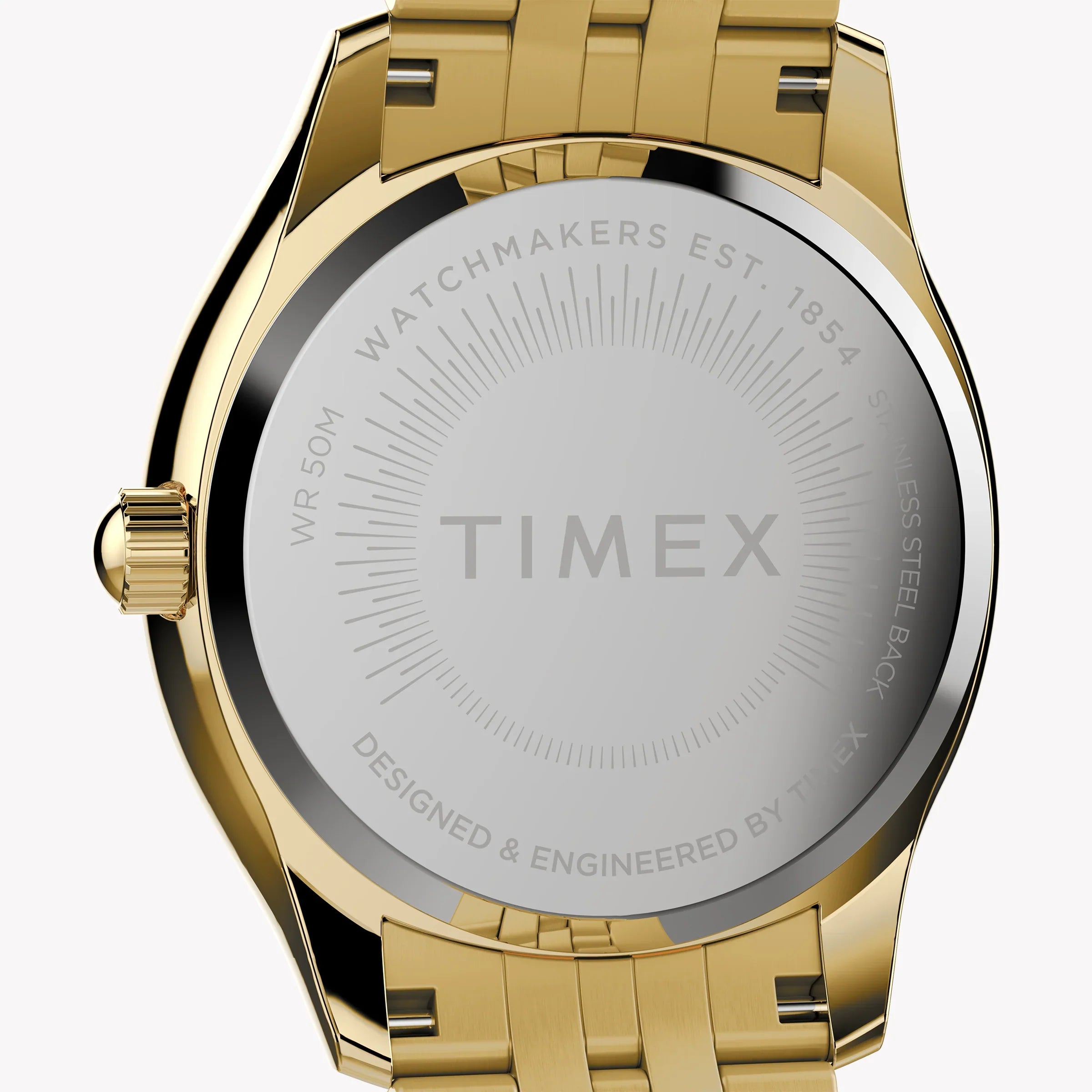 Timex Women's Gold-Tone Watch, Gold Dial | Tw2w17600