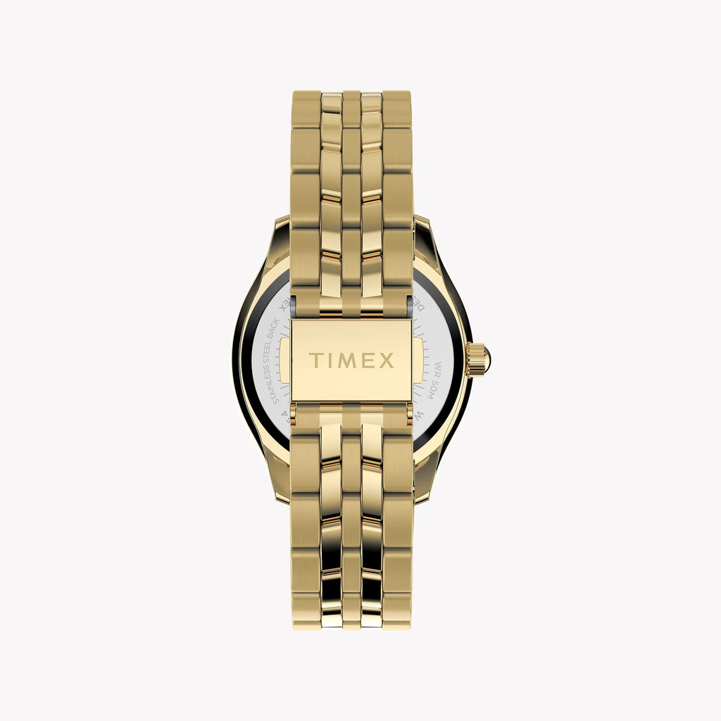 Timex Women's Gold-Tone Watch, Gold Dial | Tw2w17600
