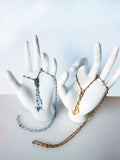 Custom Design: Infinity & Arrow Lariat Necklace- 18K gold