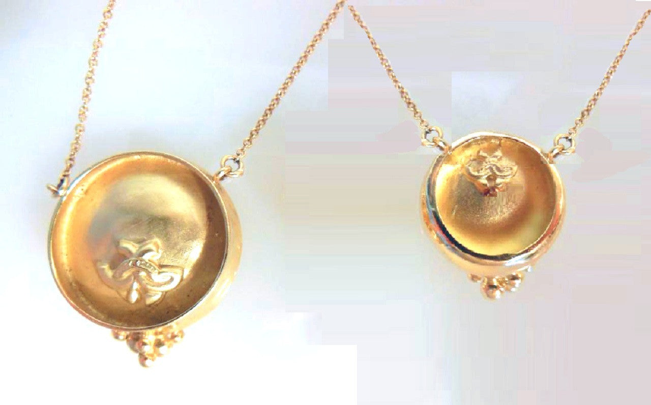 Bowl of Diamonds necklace-small-18K gold