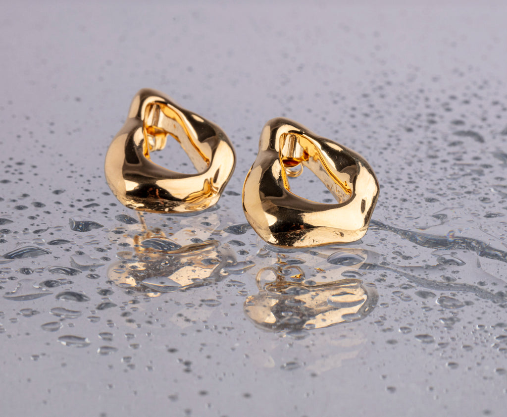 Chanda Gold Earrings