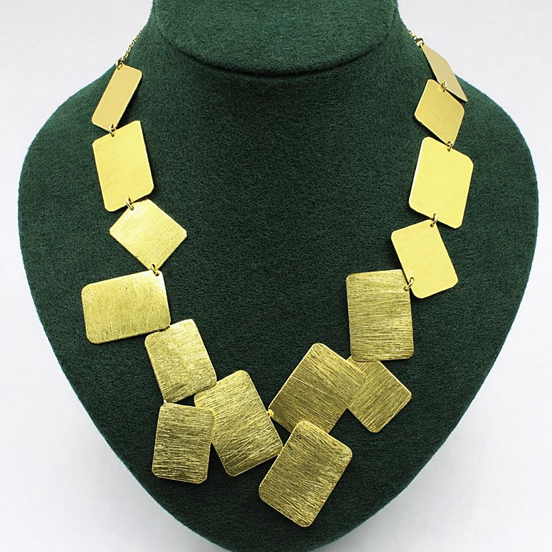 MONDRIAN gold plated necklace