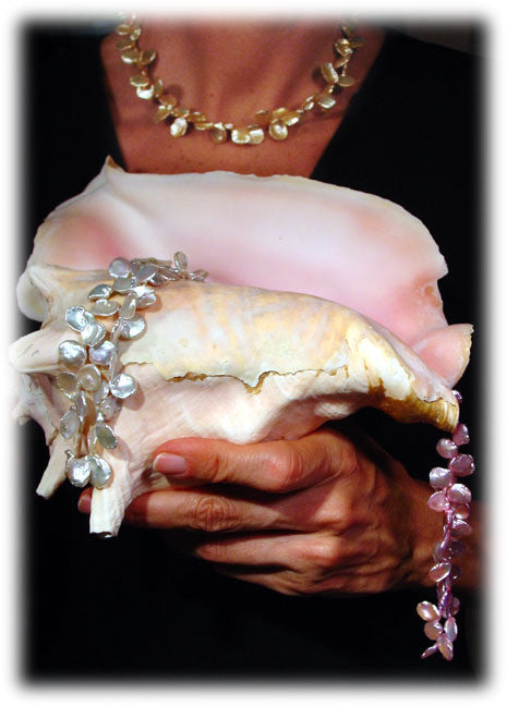 Petal Pearl Necklace.