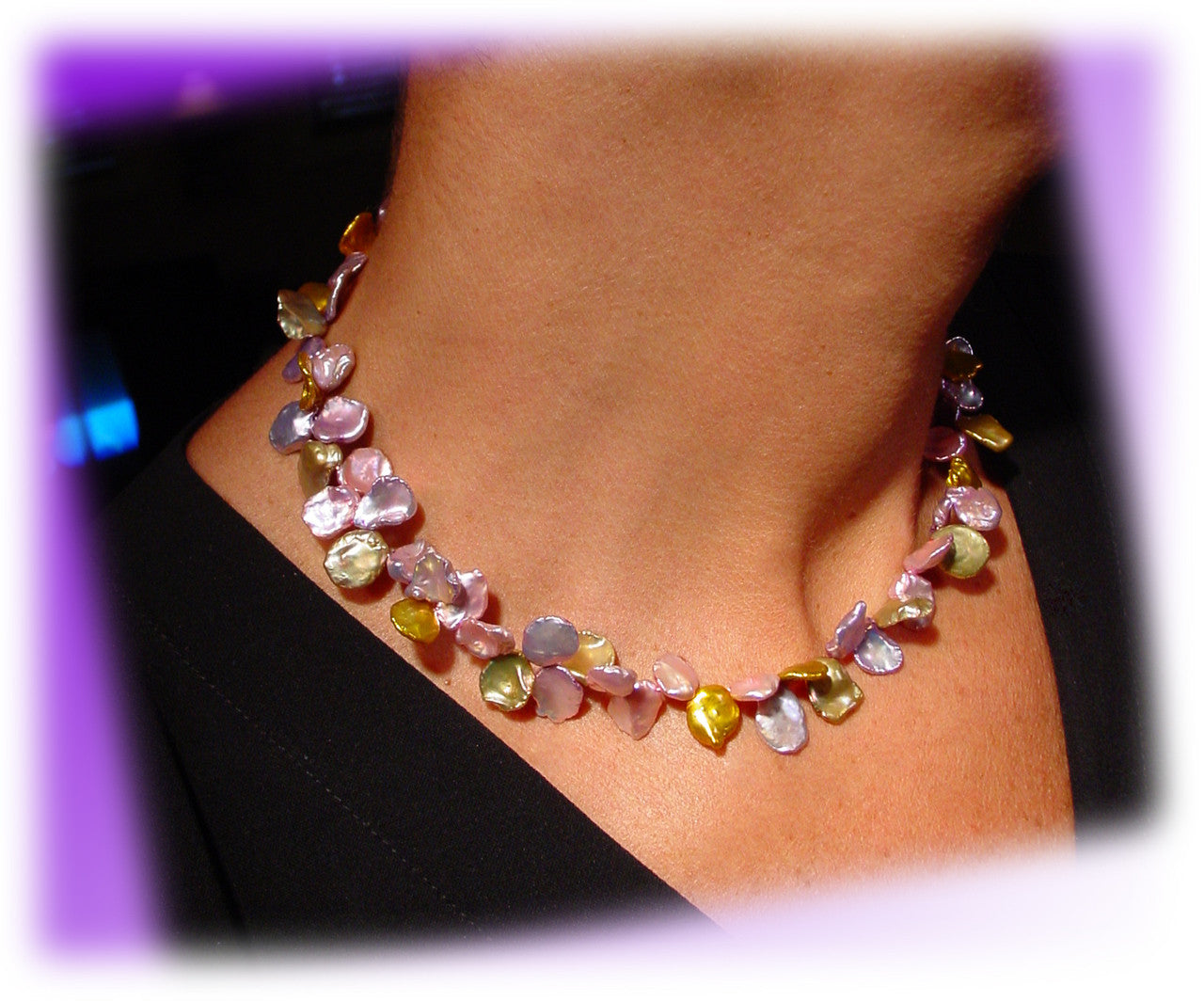 Petal Pearl Necklace.