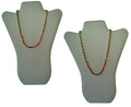 Natural Spiky Tube Coral Necklaces on Bold Gold Chain, 18K Gold Plate