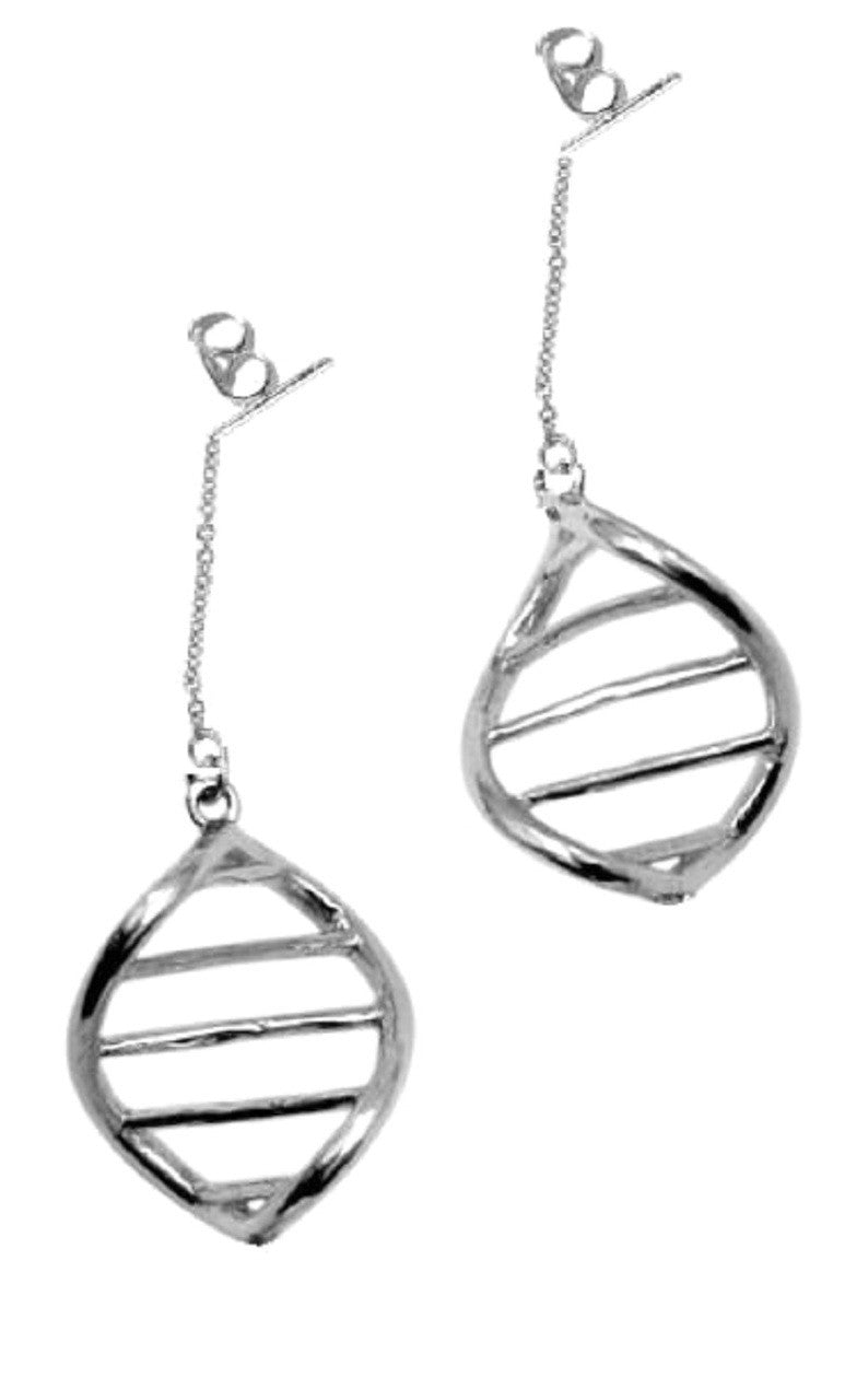 DNA Link- Earrings- 18K Gold