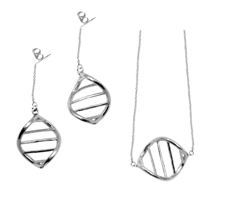 DNA Link- Earrings- 18K Gold