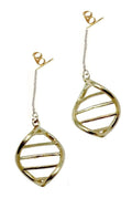 DNA Link- Earrings- 18K Gold
