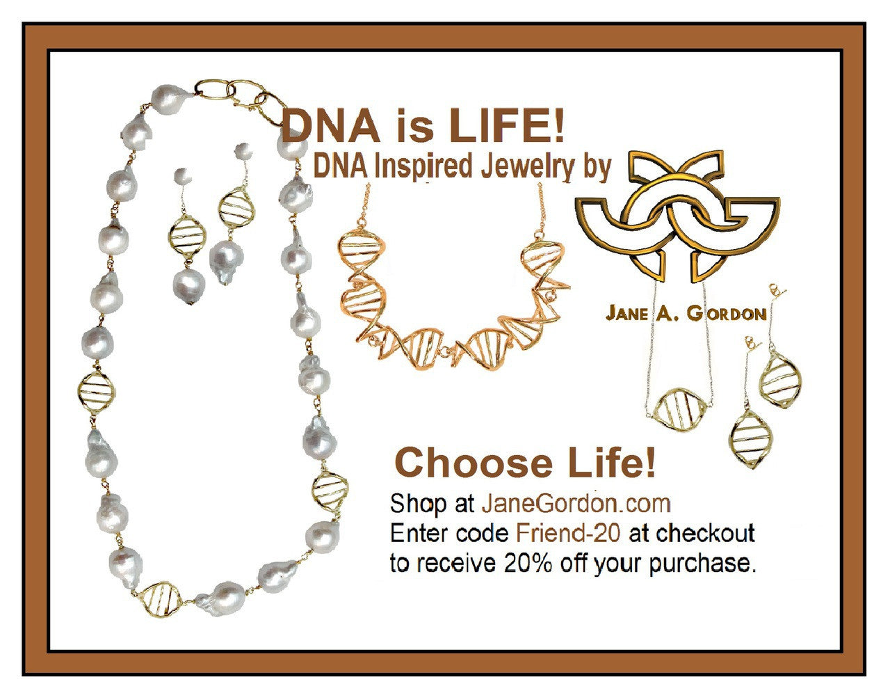 DNA Link- Earrings- 18K Gold