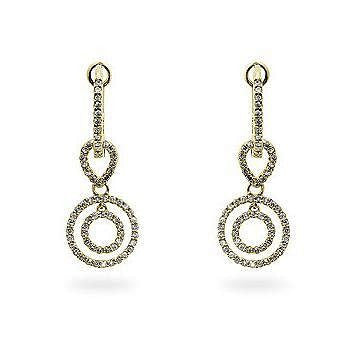 Yellow Gold Diamond Dangles