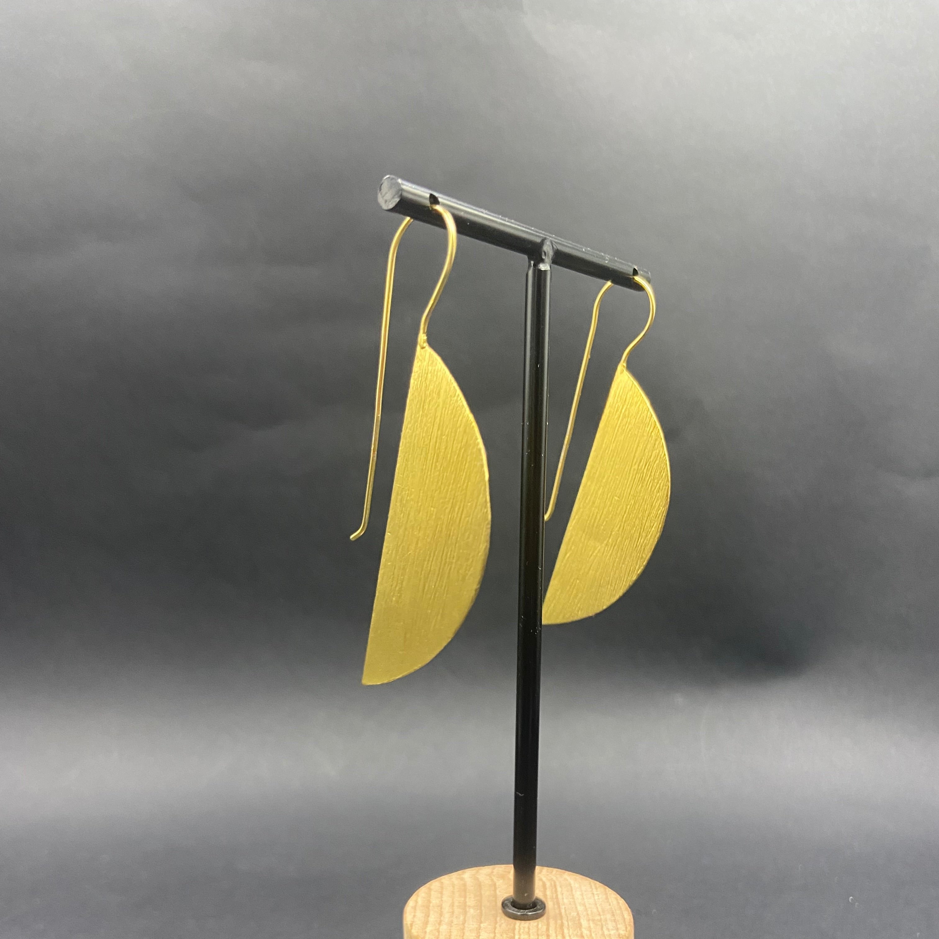 Gold plated OVALE earrings