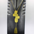 MIRÓ gold plated long necklace