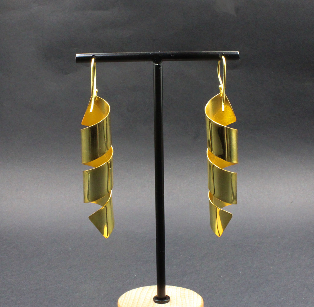 Gold plated VIRUTA earrings