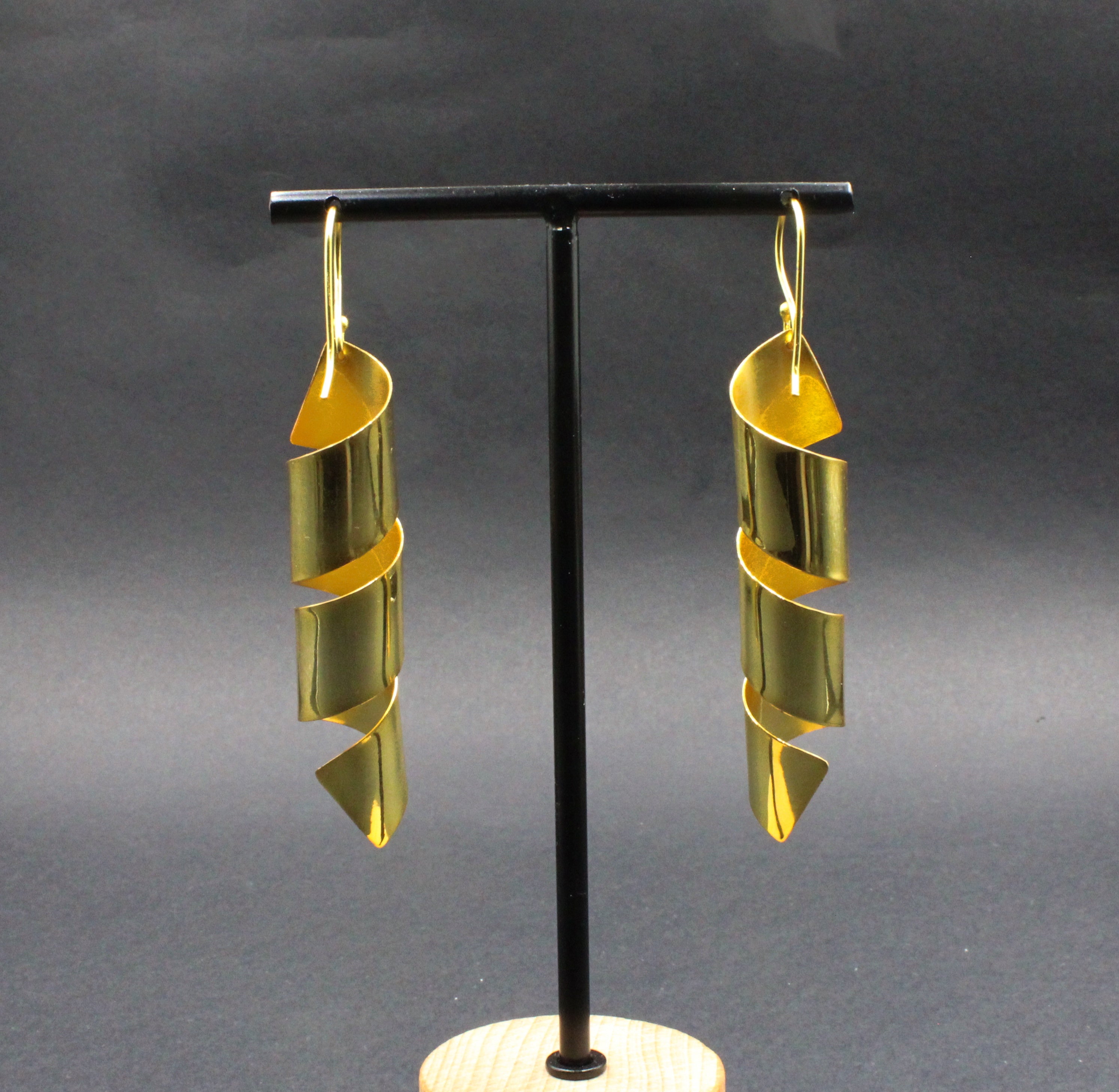 Gold plated VIRUTA earrings