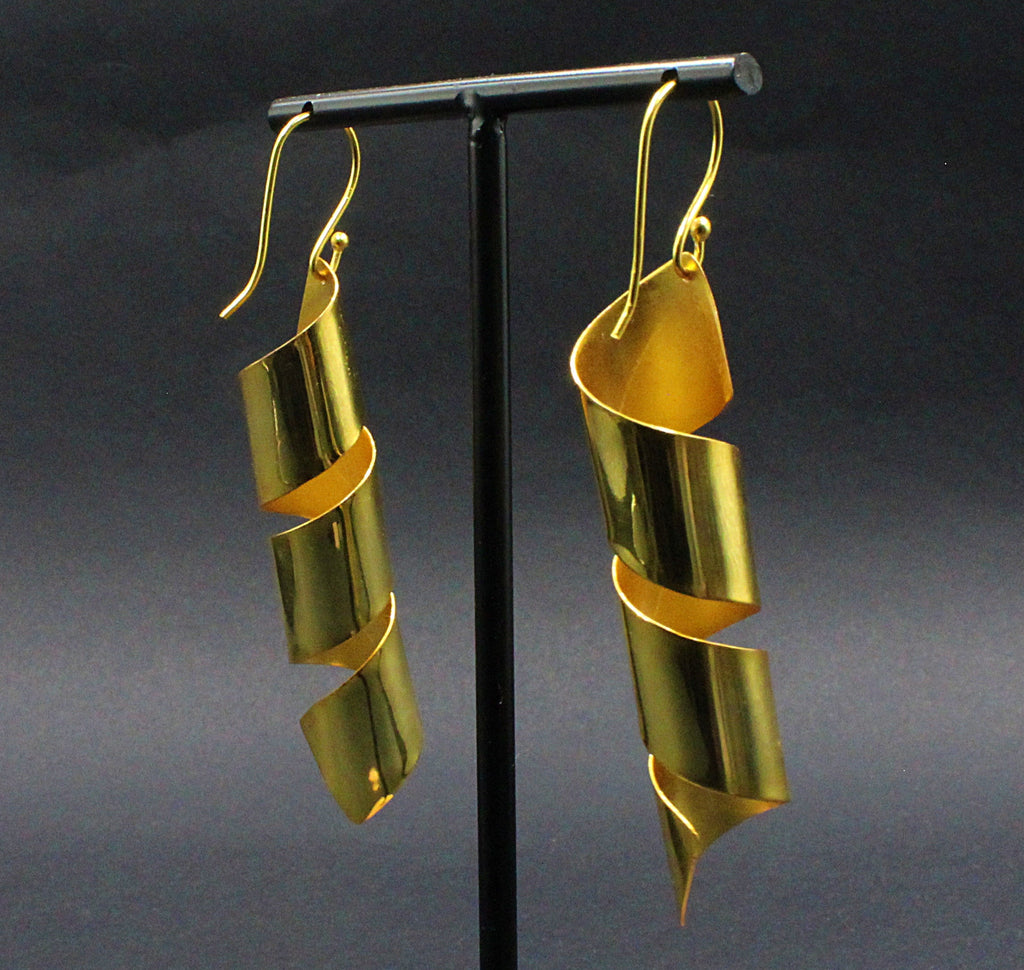 Gold plated VIRUTA earrings