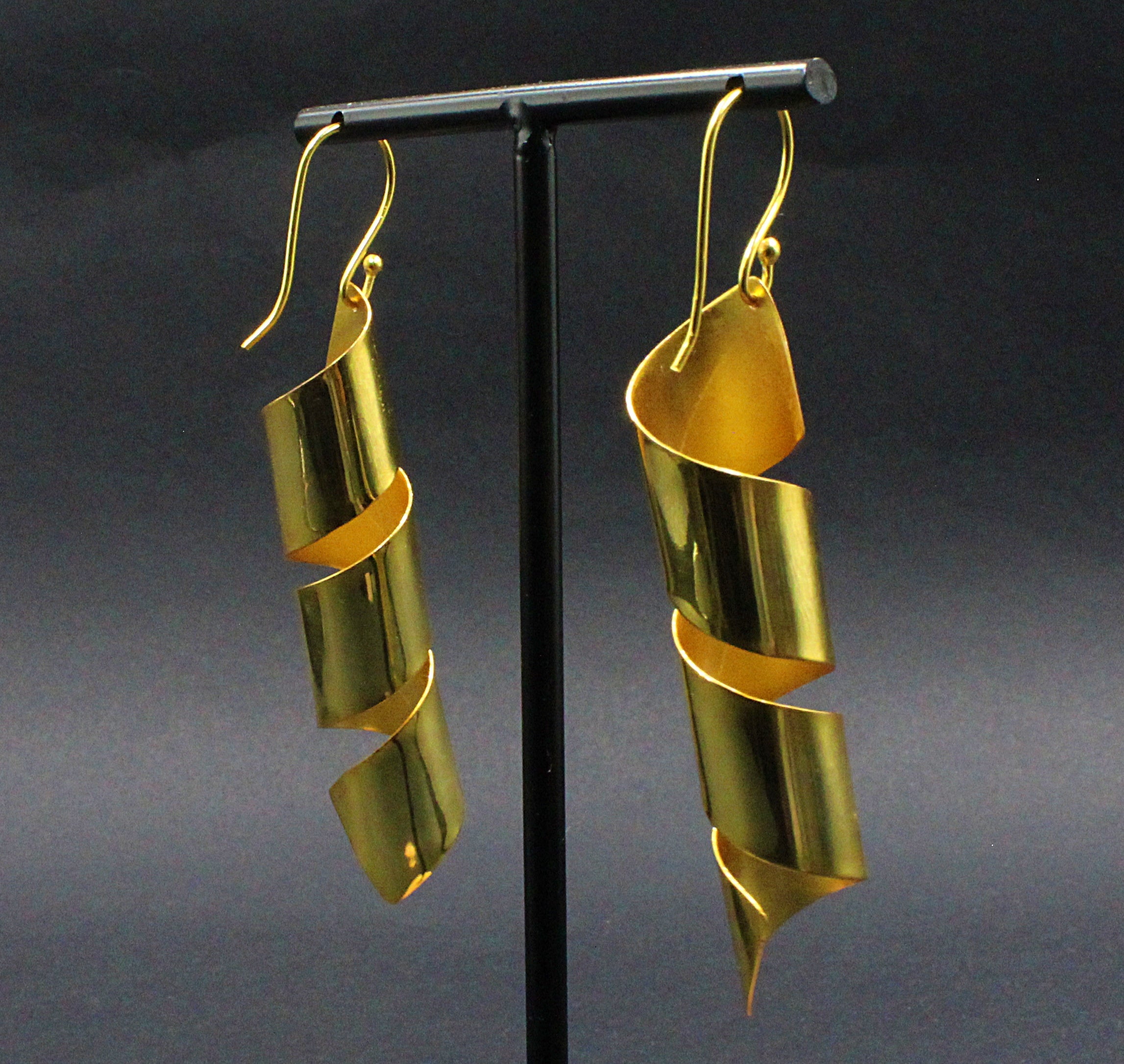 Gold plated VIRUTA earrings