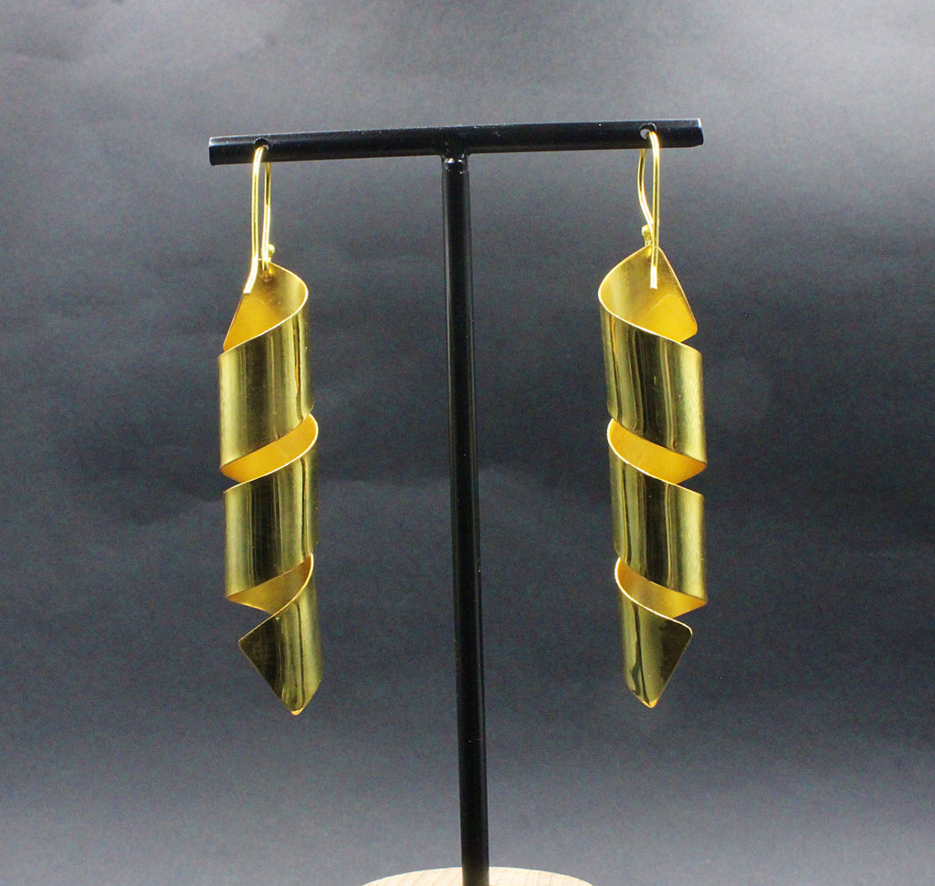 Gold plated VIRUTA earrings