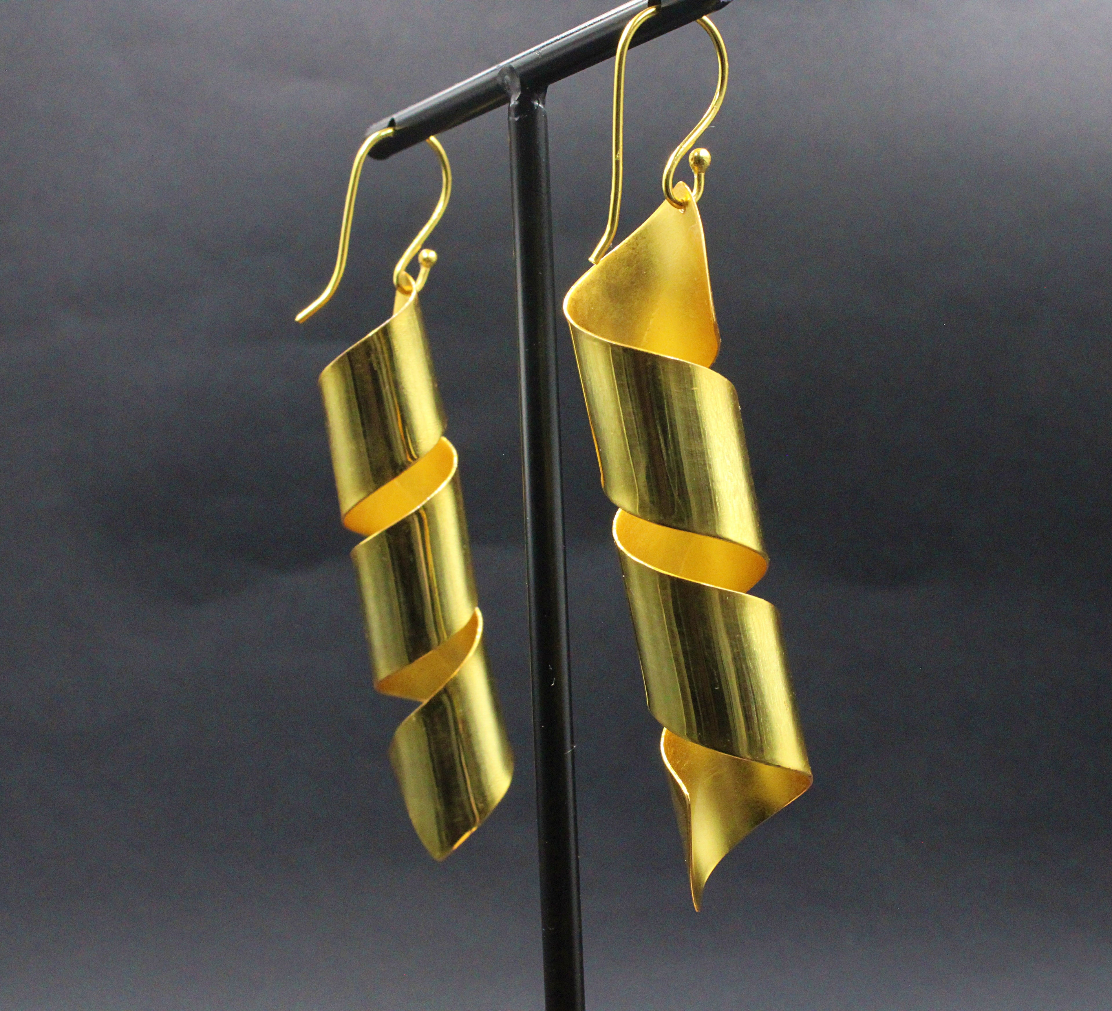 Gold plated VIRUTA earrings