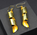 Gold plated VIRUTA earrings