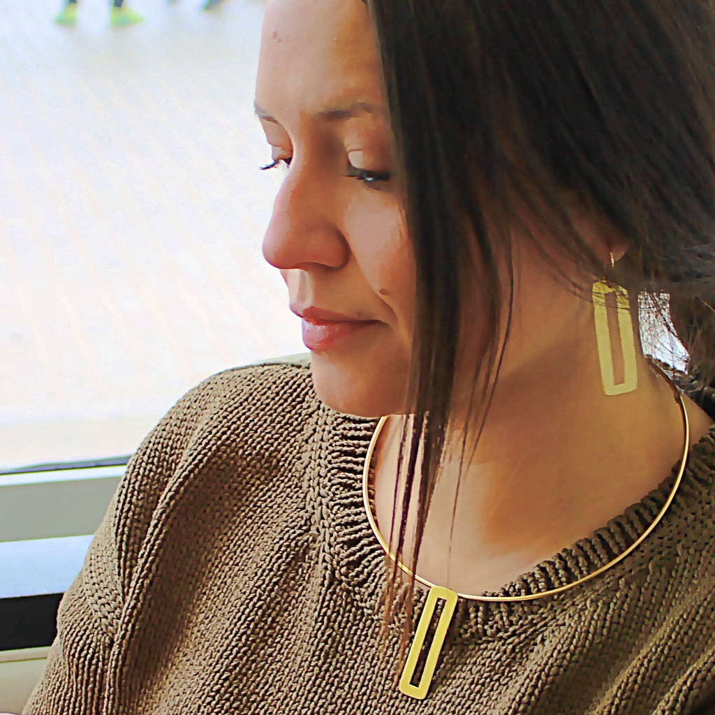 Gold plated SAETERA choker