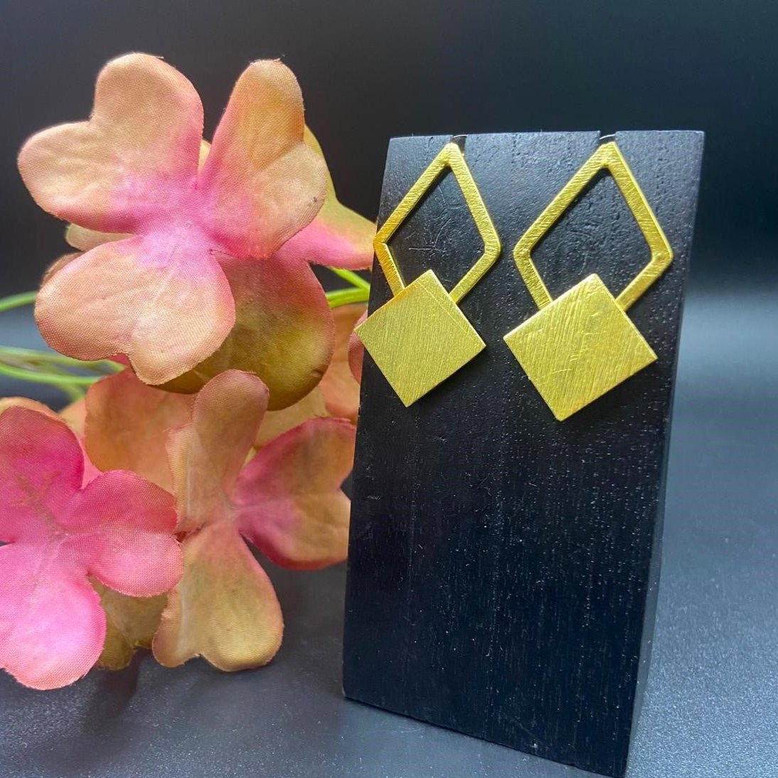 Gold plated XUL earrings