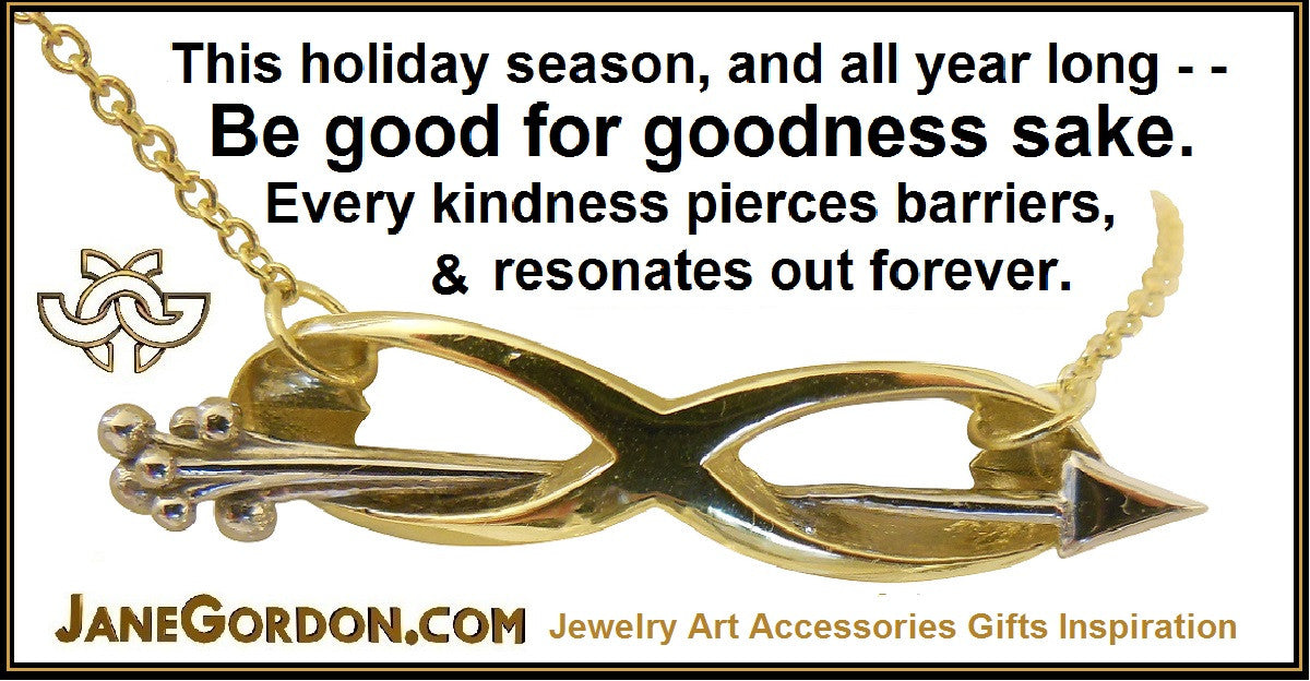 Custom Design: Infinity & Arrow Lariat Necklace- 18K gold