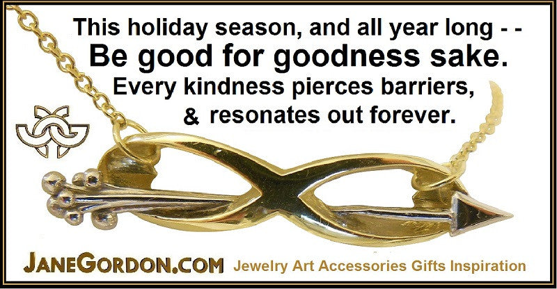 Custom Design: Infinity & Arrow Lariat Necklace- 14K gold