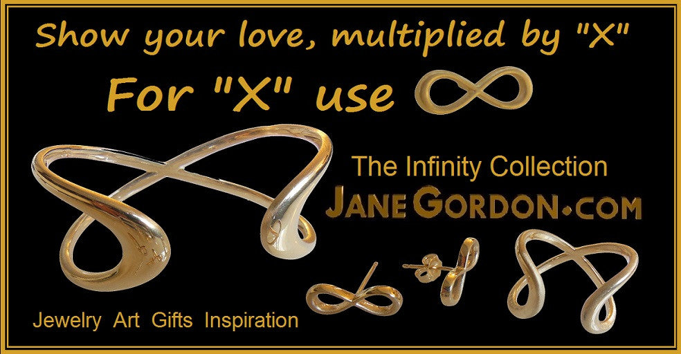 Custom Design: Infinity & Arrow Lariat Necklace- 18K gold