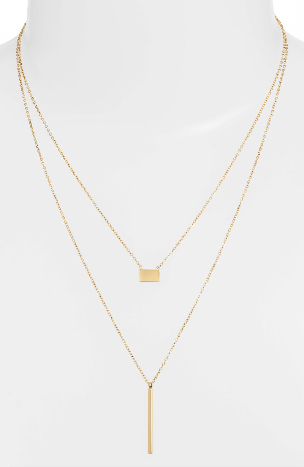 Double Strand Necklace - Gold