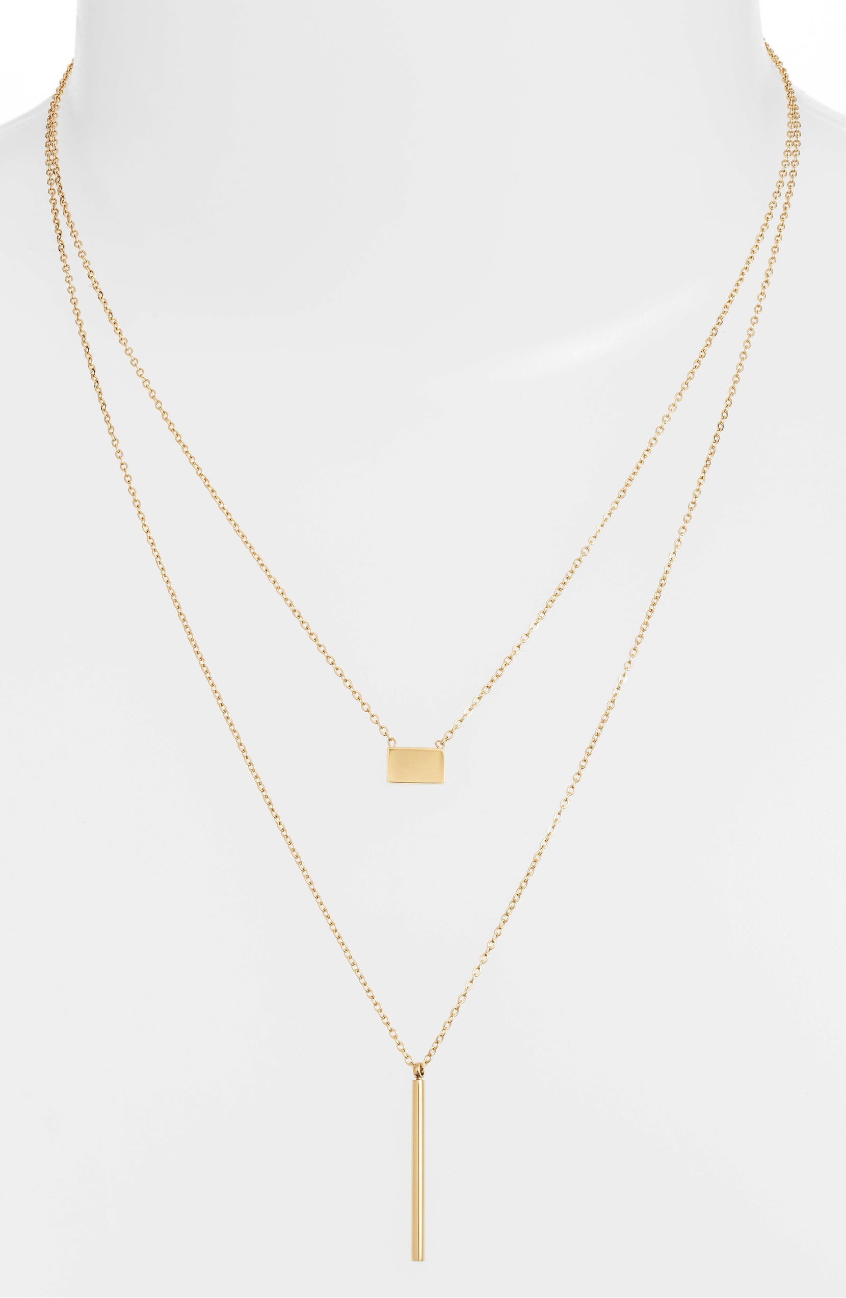 Double Strand Necklace - Gold