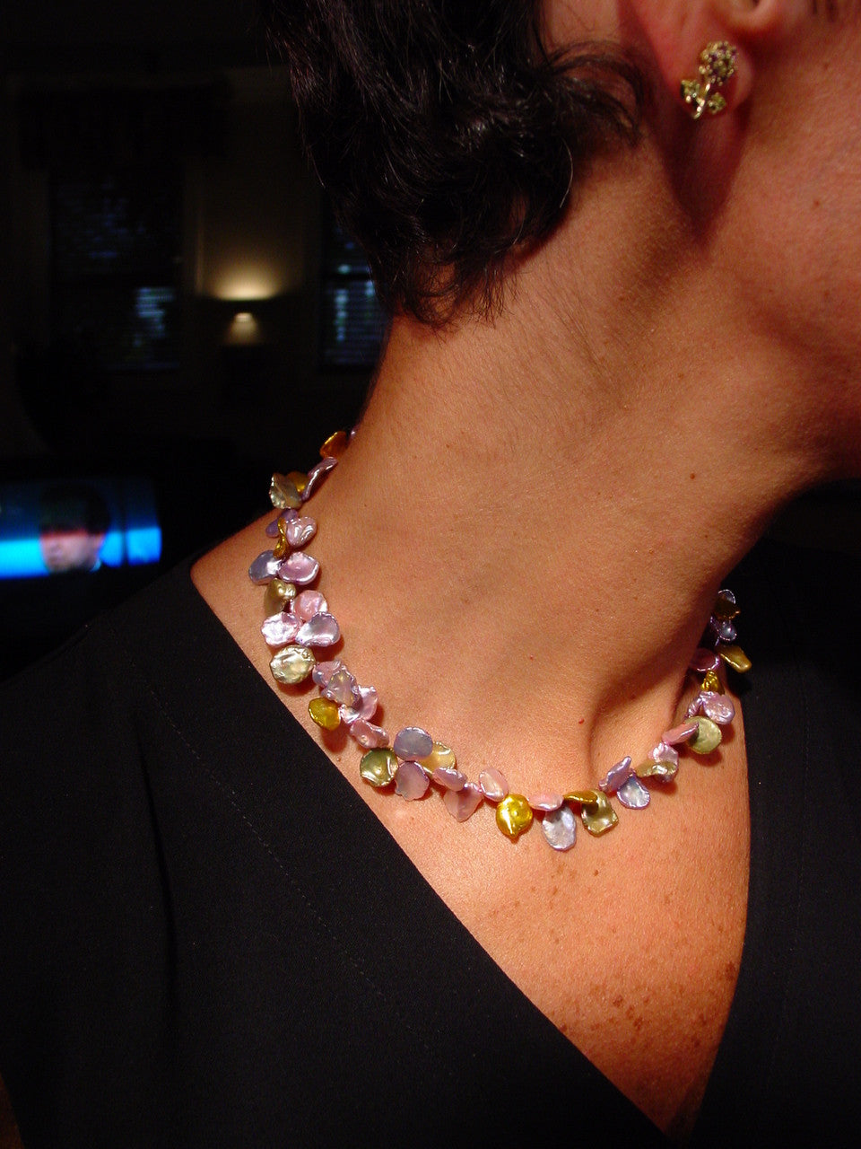 Petal Pearl Necklace.