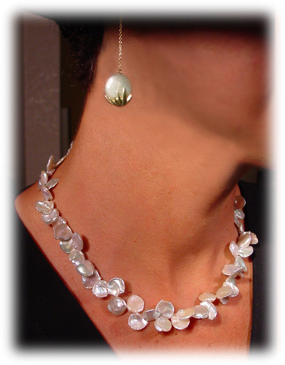Petal Pearl Necklace.