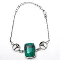 Piece - Natural Azurite Chrysocolla Bracelet B-1005 SDB1866