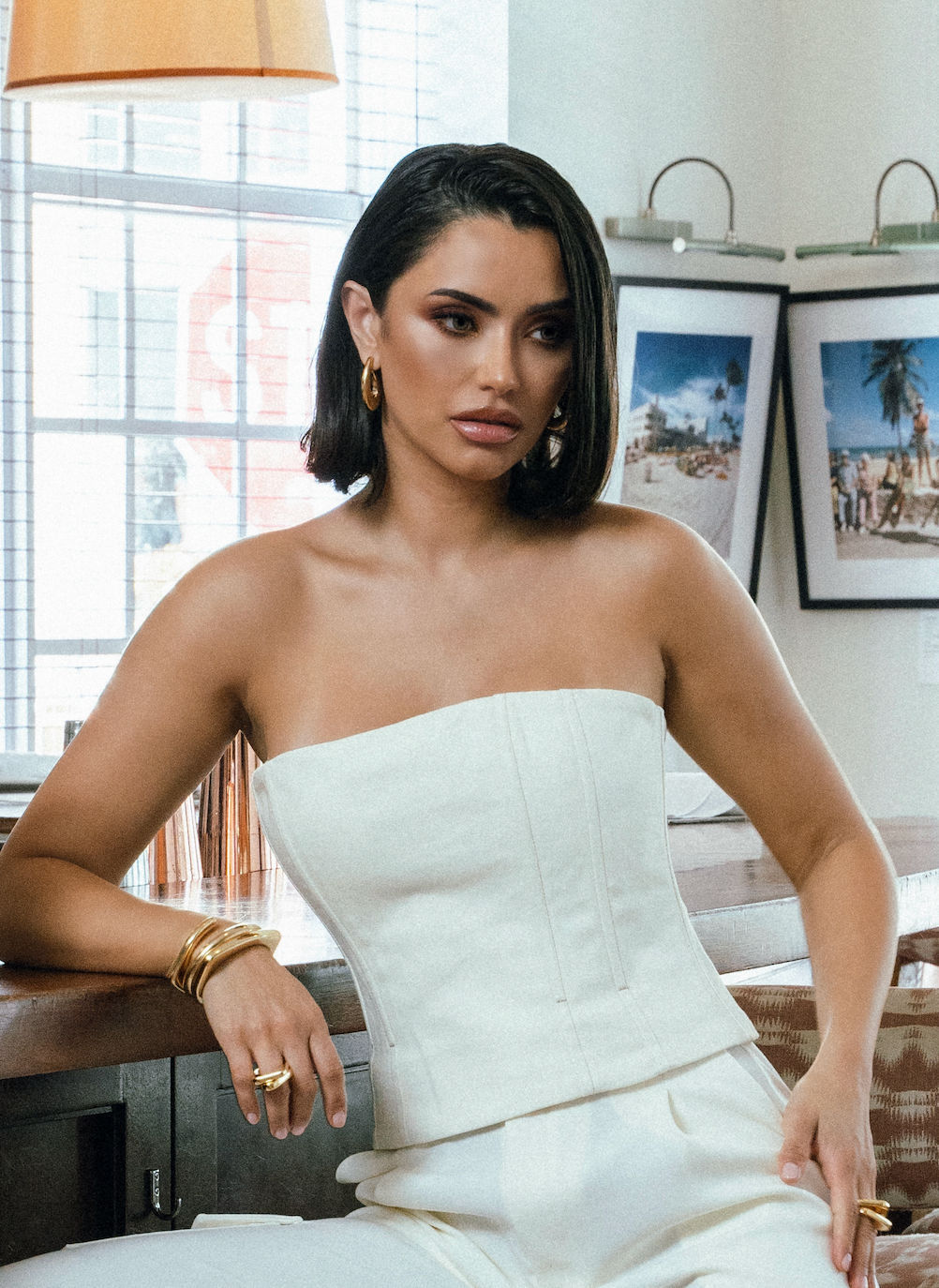 Clara Gold Hoops