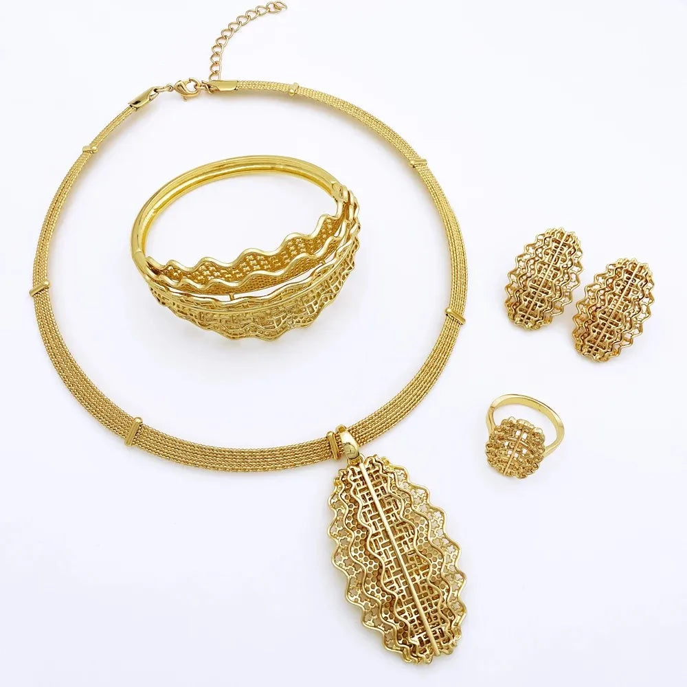 Set Italy Luxury Set Gold Plated