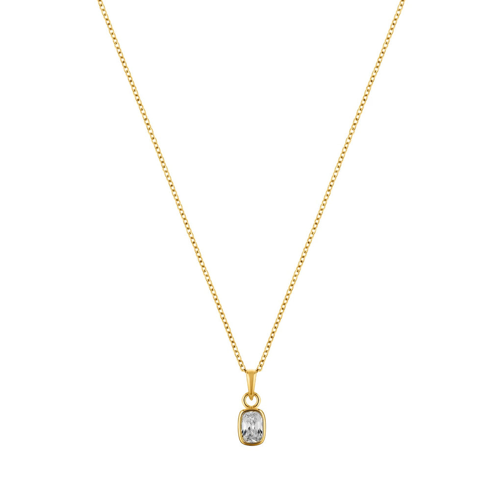 Enigma Gold plated sterling silver Necklace