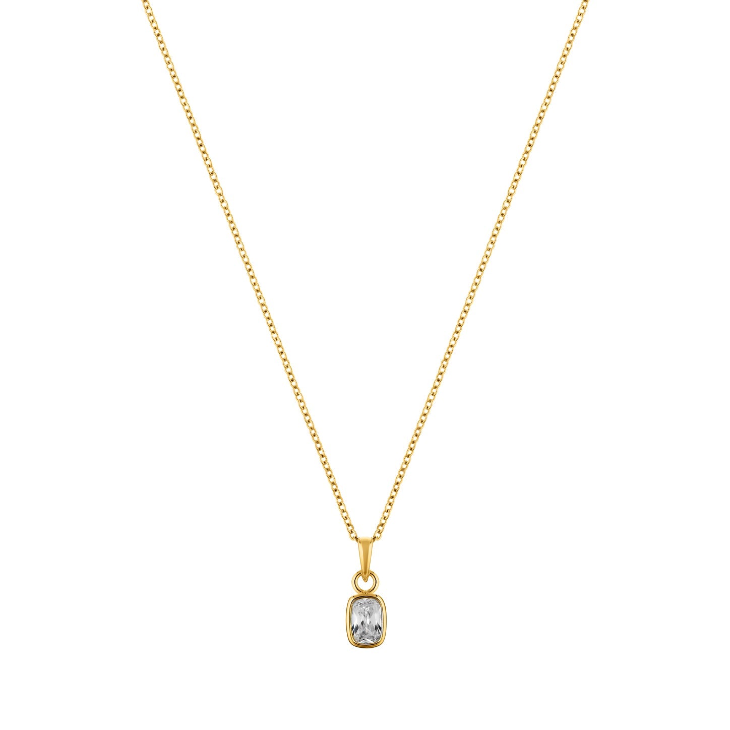 Enigma Gold plated sterling silver Necklace