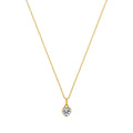 Pure Heart Gold sterling silver Necklace