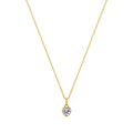 Pure Heart Gold sterling silver Necklace