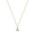 Infinity Gold plated sterling silver Necklace