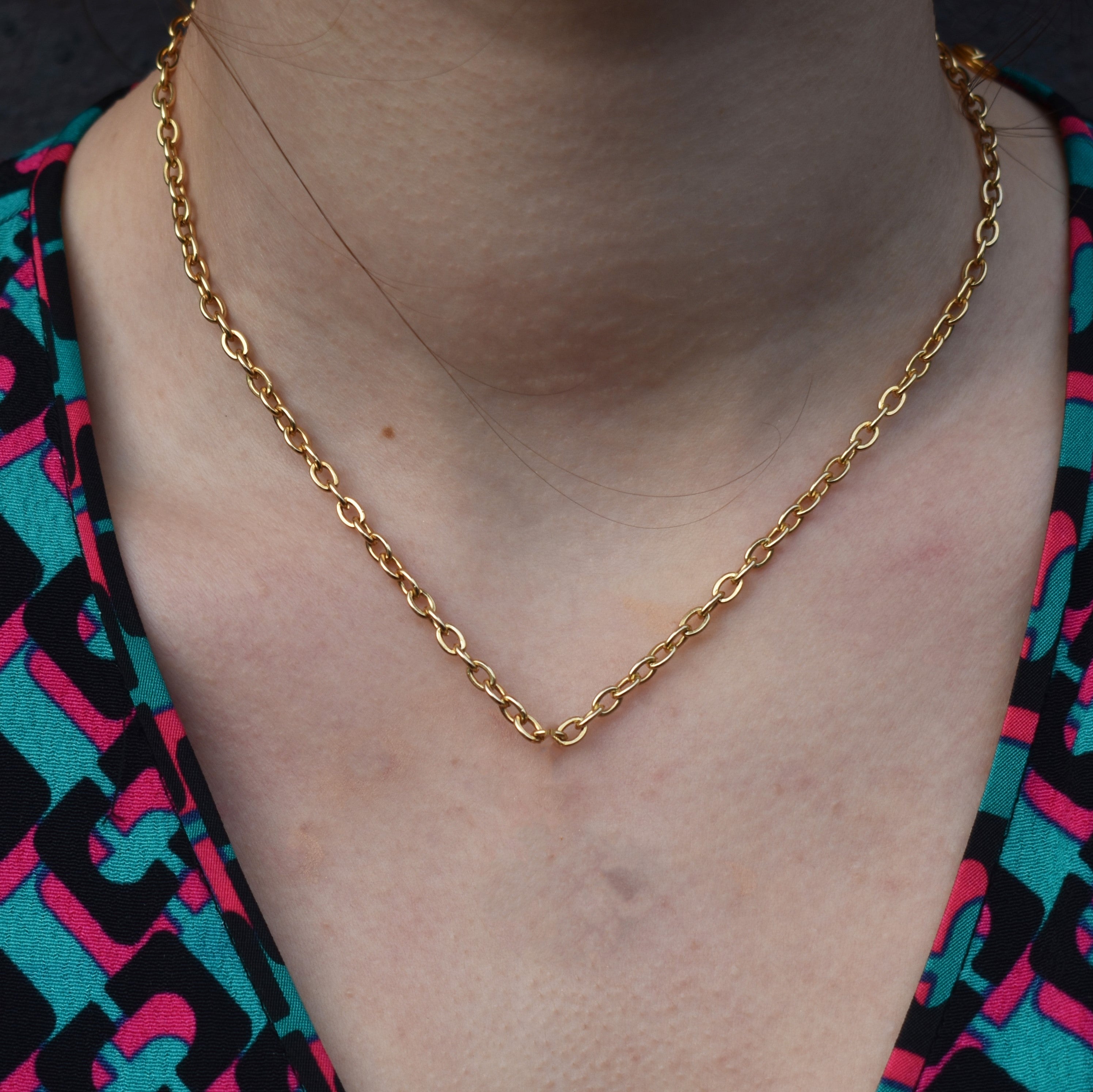Ultimo Gold chain necklace | by Ifemi Jewels