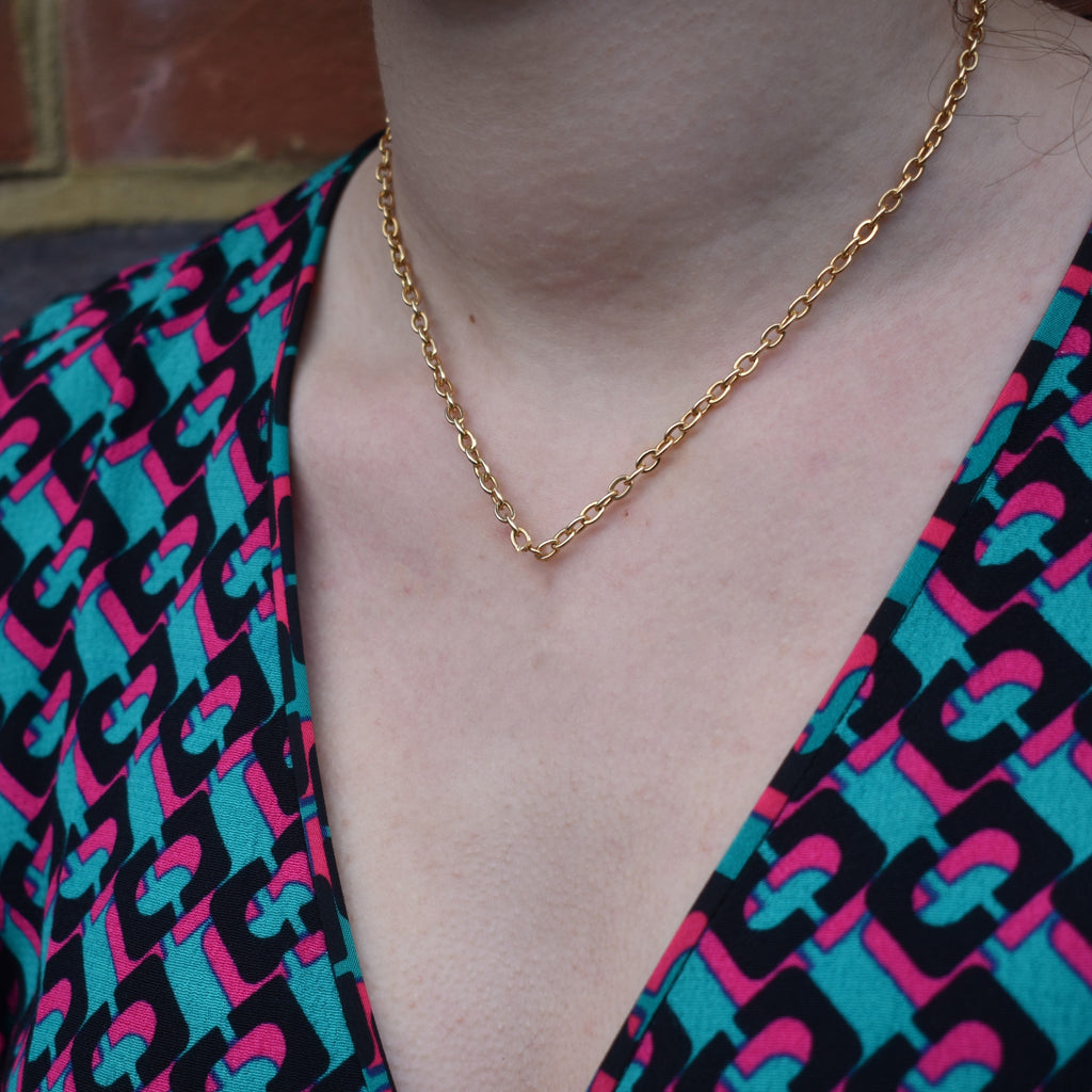 Ultimo Gold chain necklace | by Ifemi Jewels