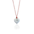 amá amá, White howlite Rose Gold necklace