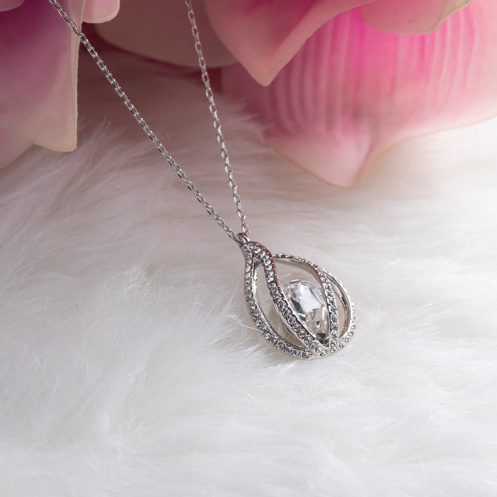 To My Beautiful Bonus Daughter - I am So Blessed Life Gave Me You - Orbital Birdcage Necklace