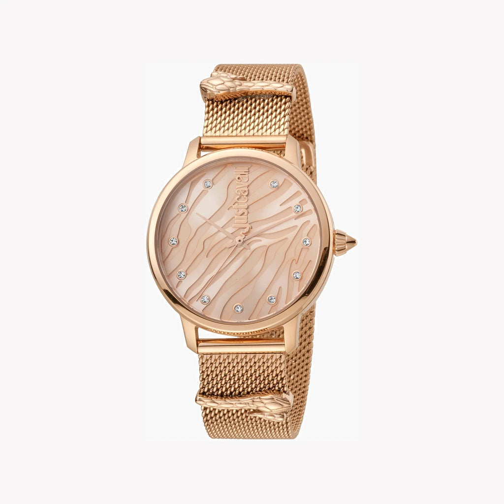 Just Cavalli Women's Rose Gold Watch, Rose Gold Dial | Jc1l126m0075
