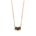 Triple Hoop Necklace- Gold