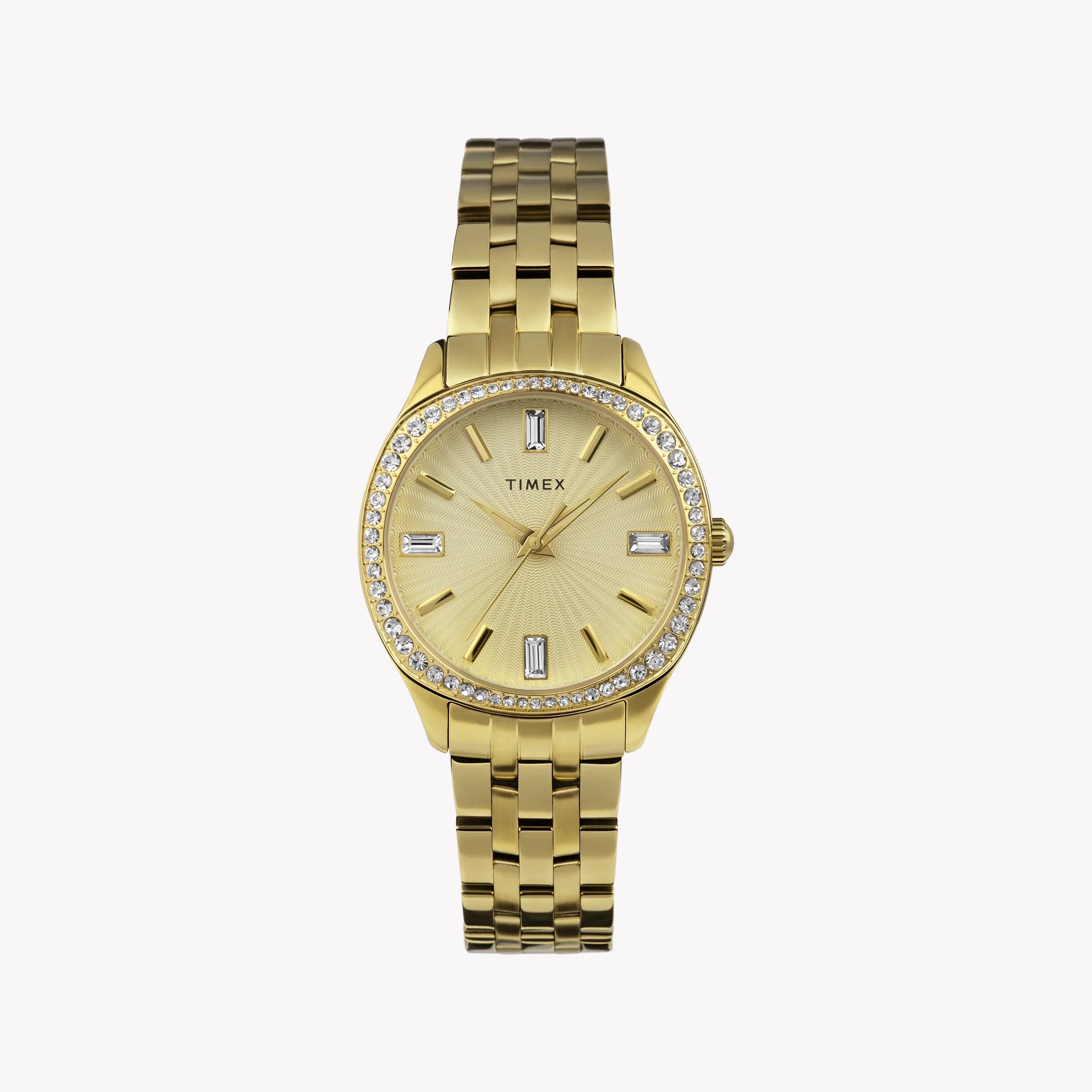 Timex Women's Gold-Tone Watch, Gold Dial | Tw2w17600
